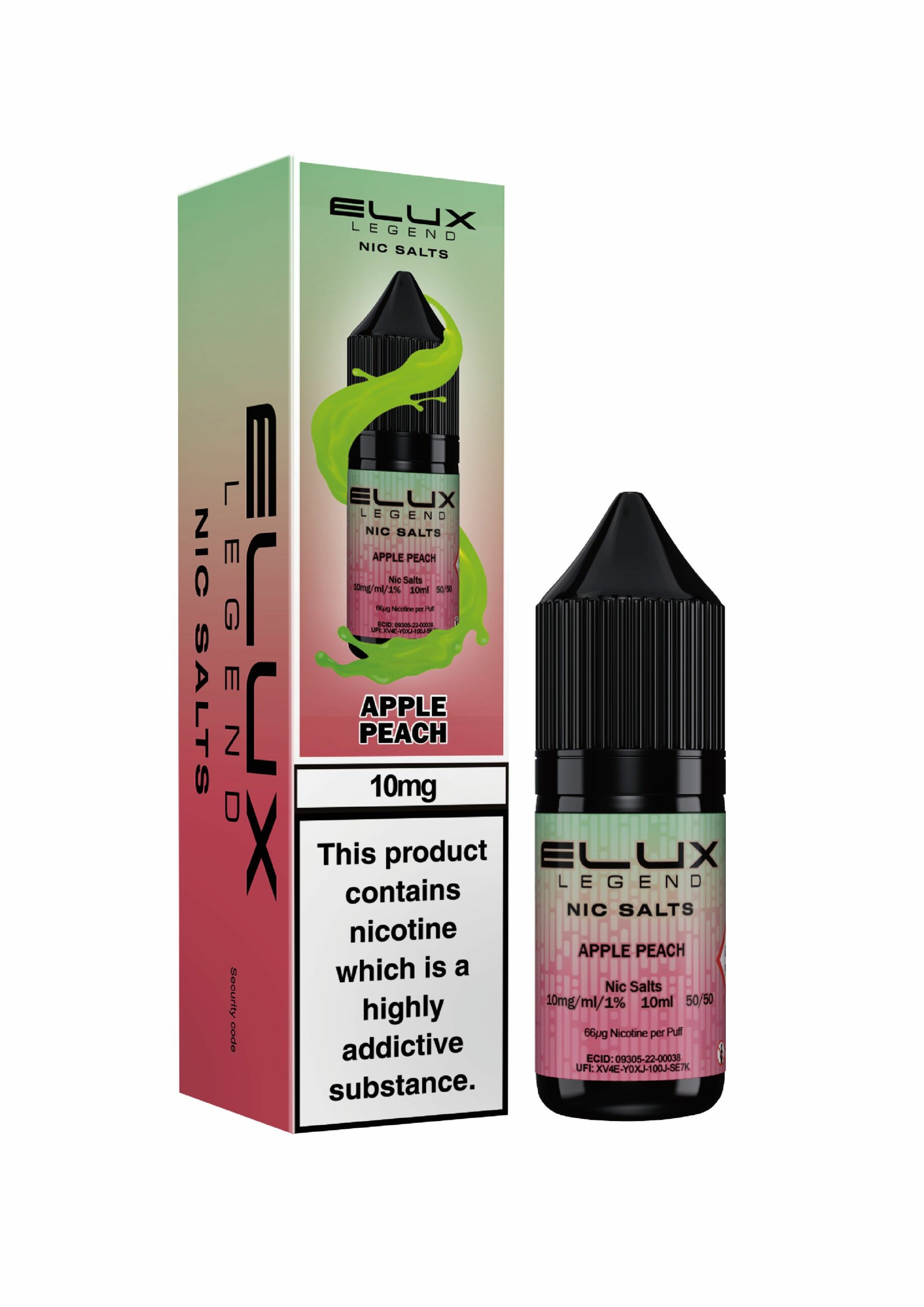 Apple Peach | Elux Legend - Nic Salt (10ml)