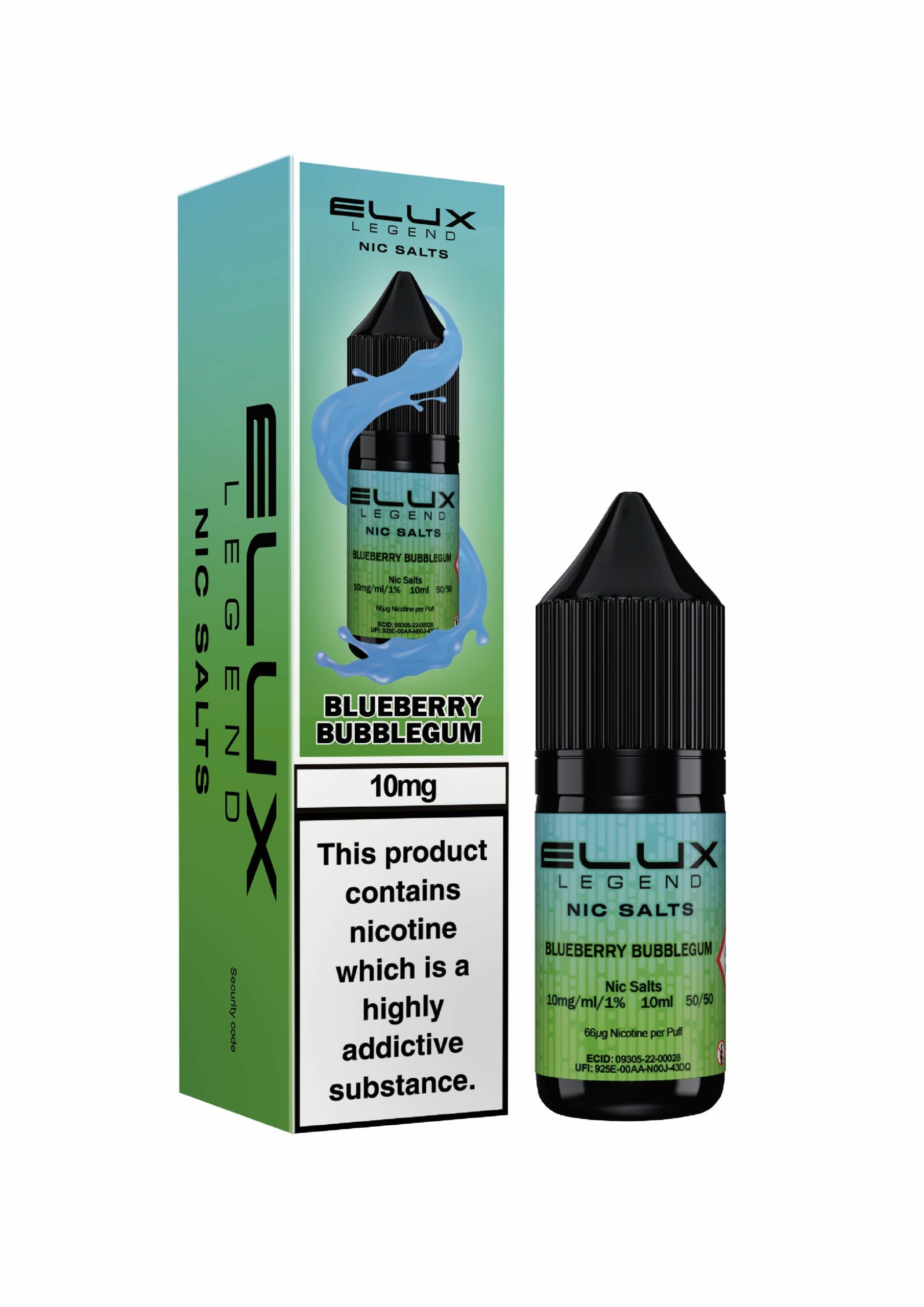 Blueberry Bubblegum | Elux Legend - Nic Salt (10ml)
