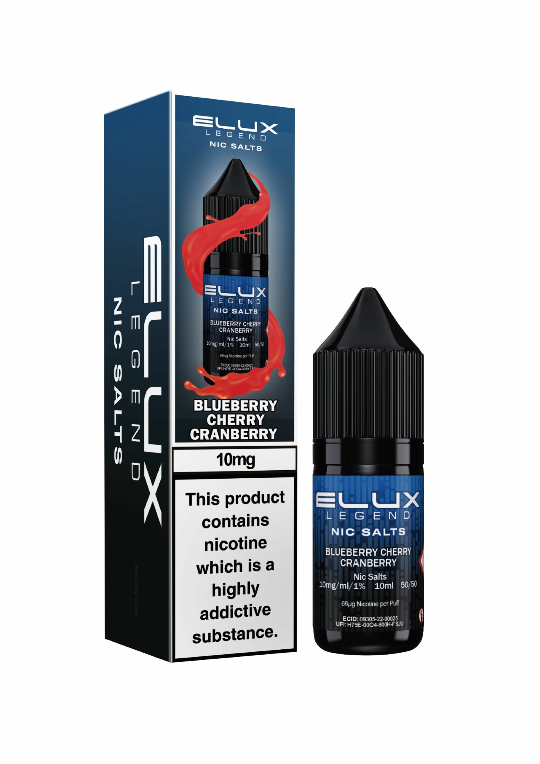Blueberry Cherry Cranberry | Elux Legend - Nic Salt (10ml)