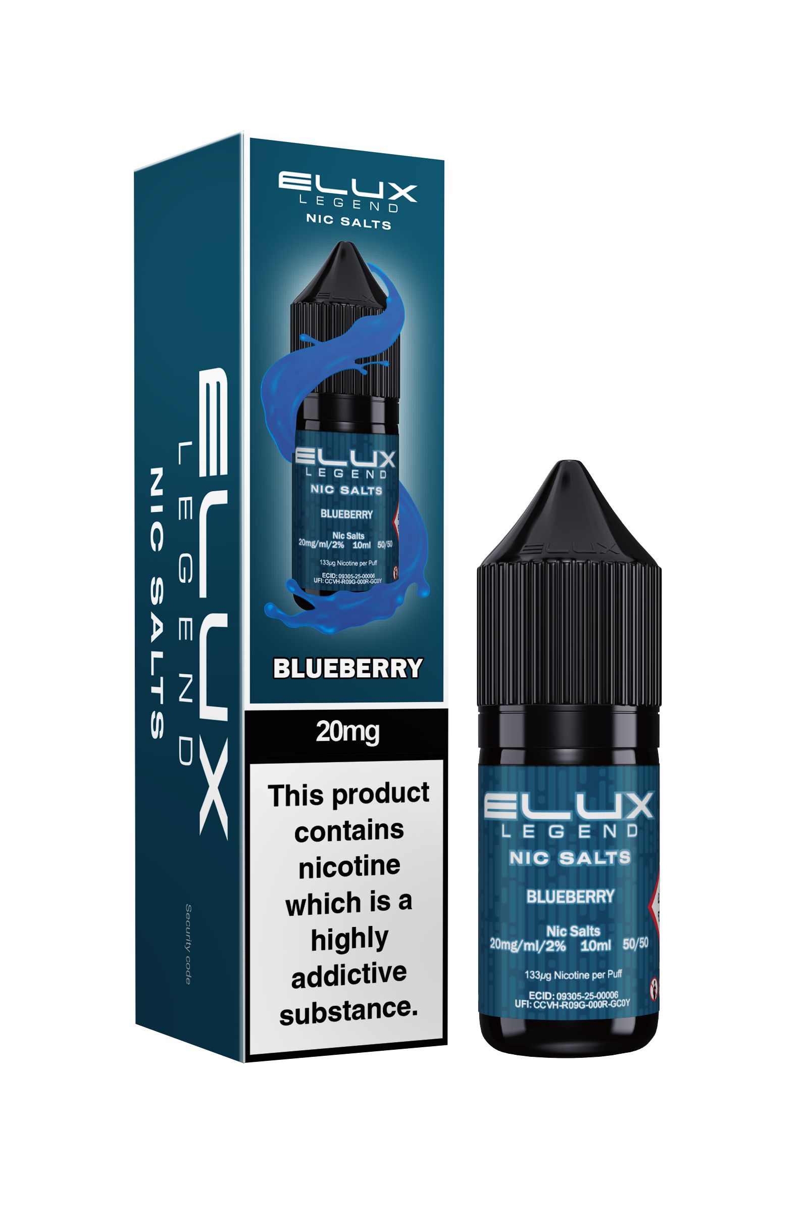 Blueberry | Elux Legend - Nic Salt (10ml)