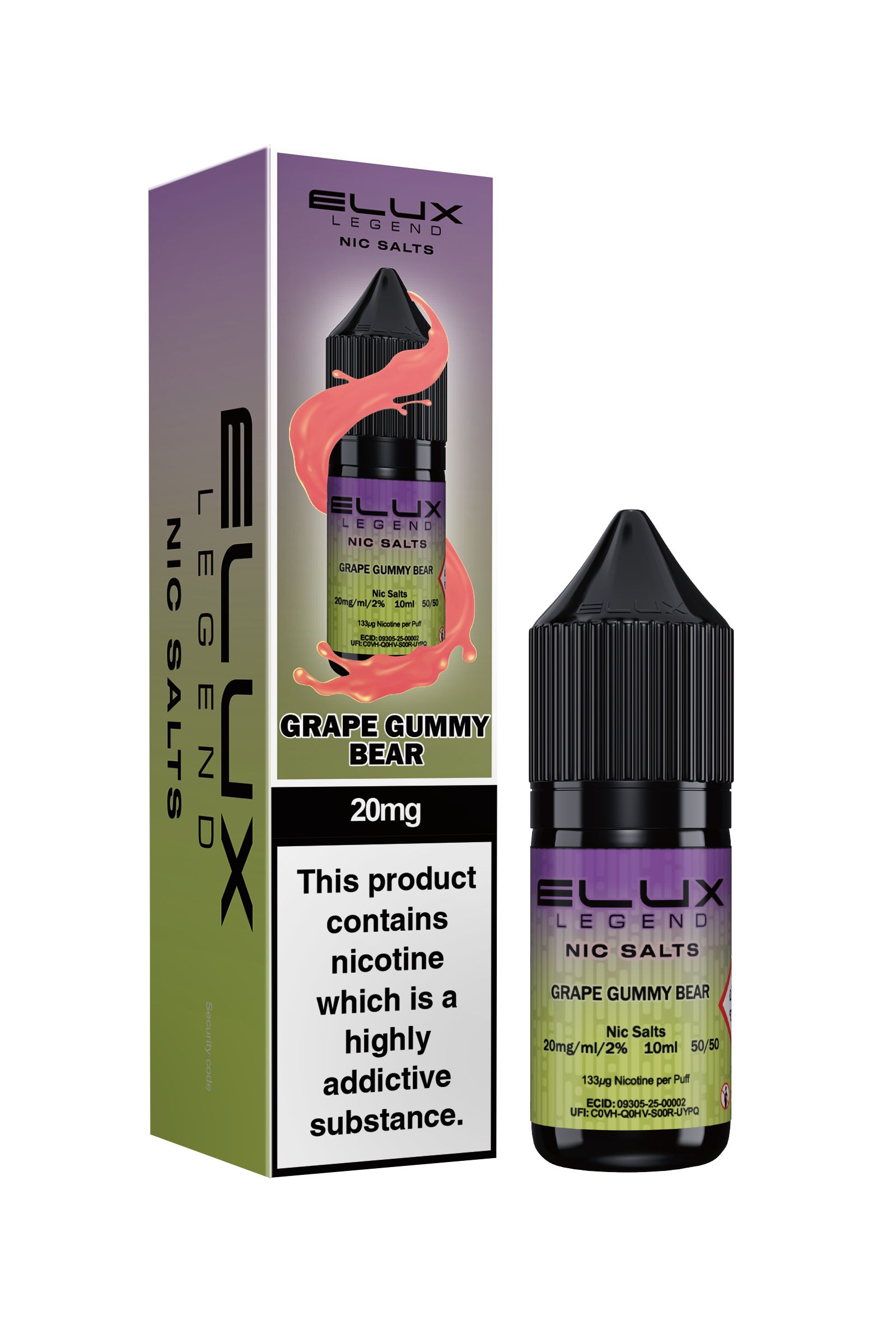 Grape Gummy Bear | Elux Legend - Nic Salt (10ml)
