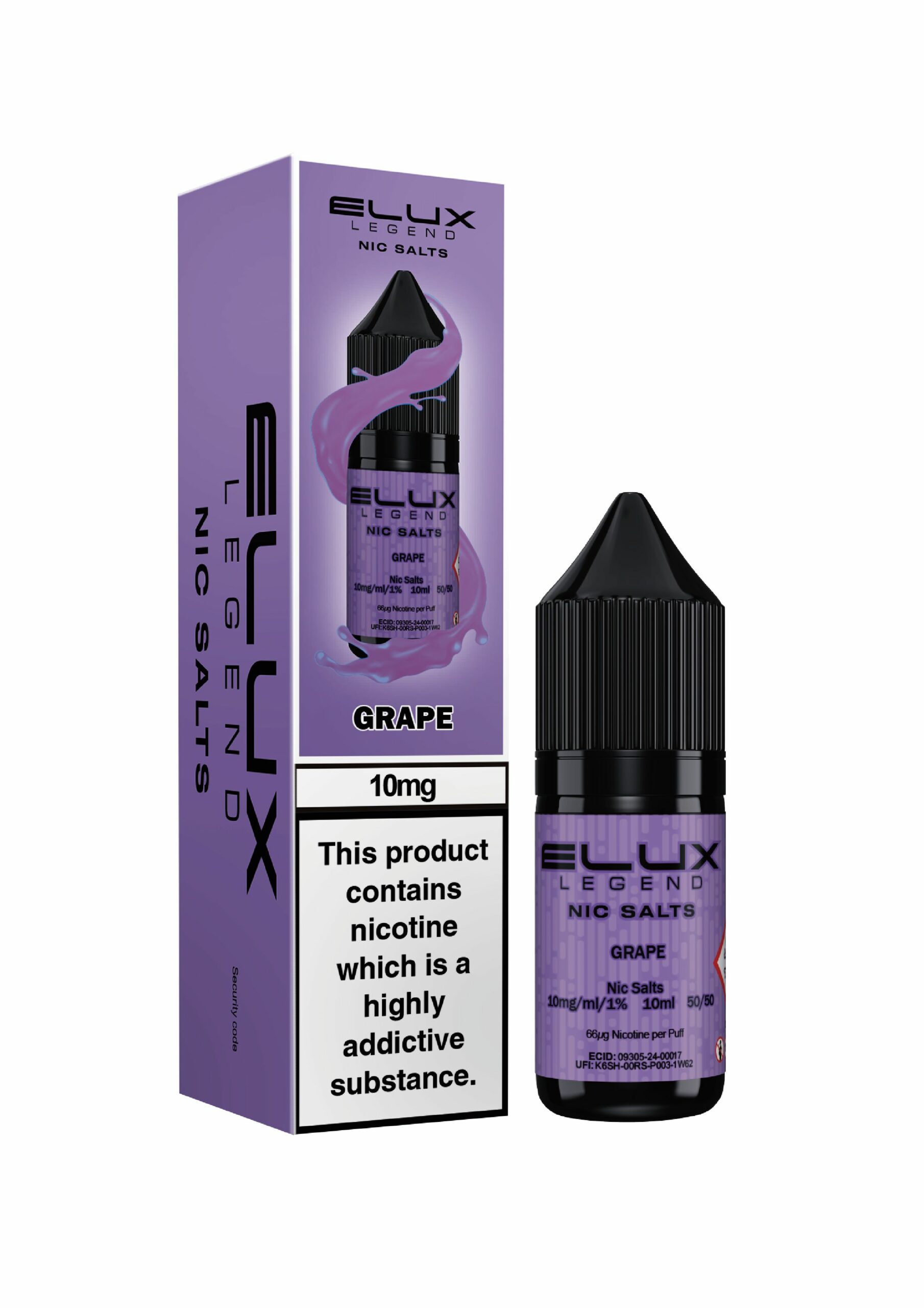 Grape | Elux Legend - Nic Salt (10ml)