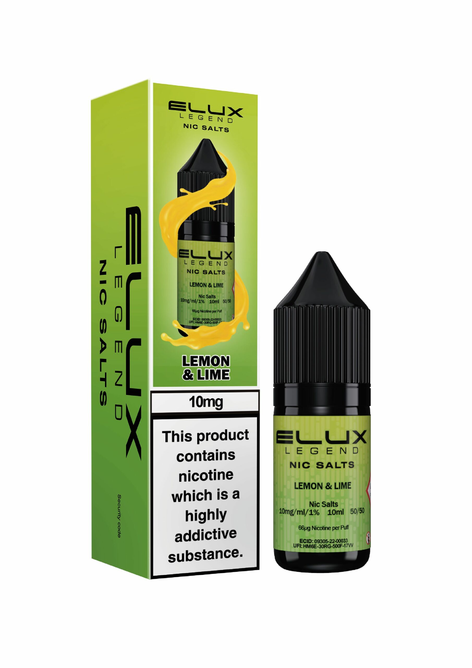Lemon Lime | Elux Legend - Nic Salt (10ml)