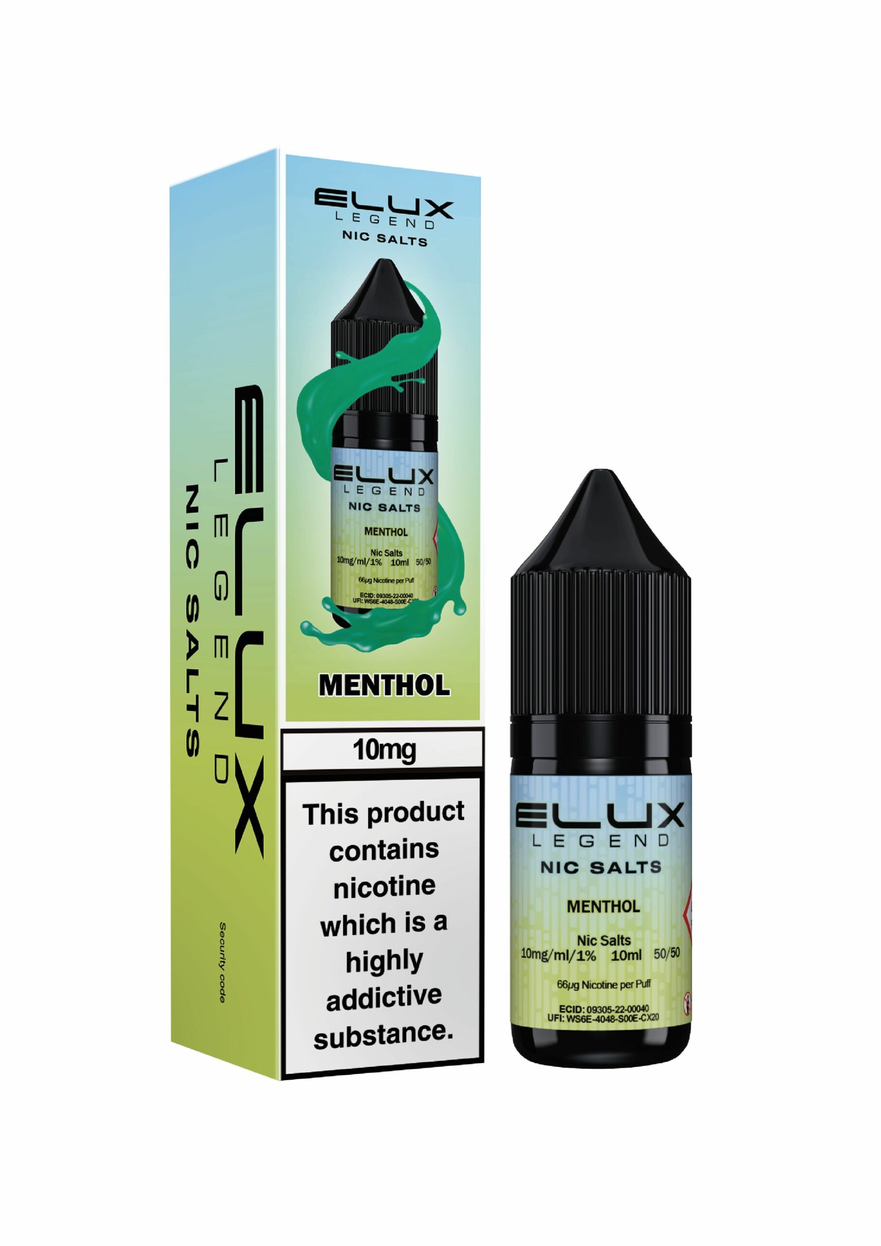Menthol | Elux Legend - Nic Salt (10ml)
