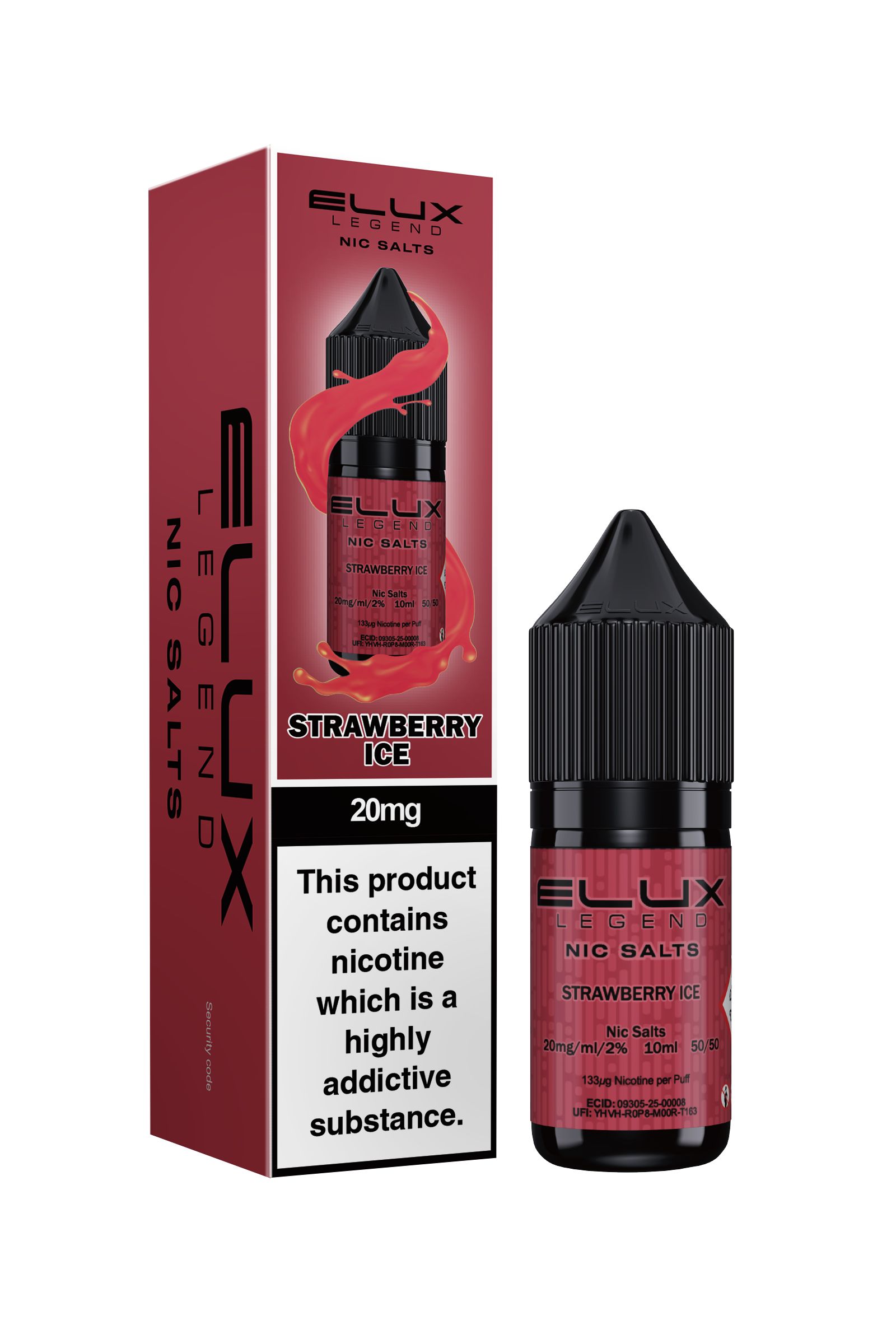 Strawberry Ice | Elux Legend - Nic Salt (10ml)